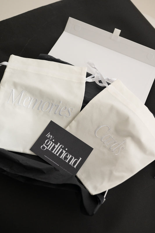 Wedding gift bag set - Cards & Memories