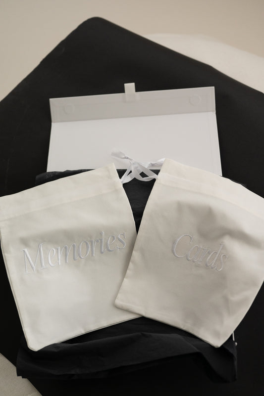 Wedding gift bag set - Cards & Memories
