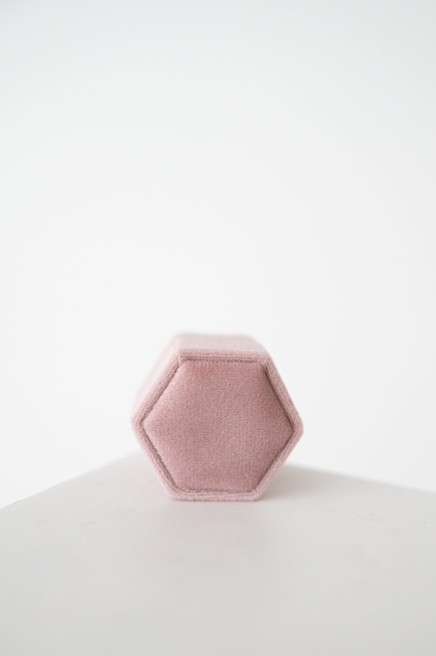 Pink Velvet Ring Box